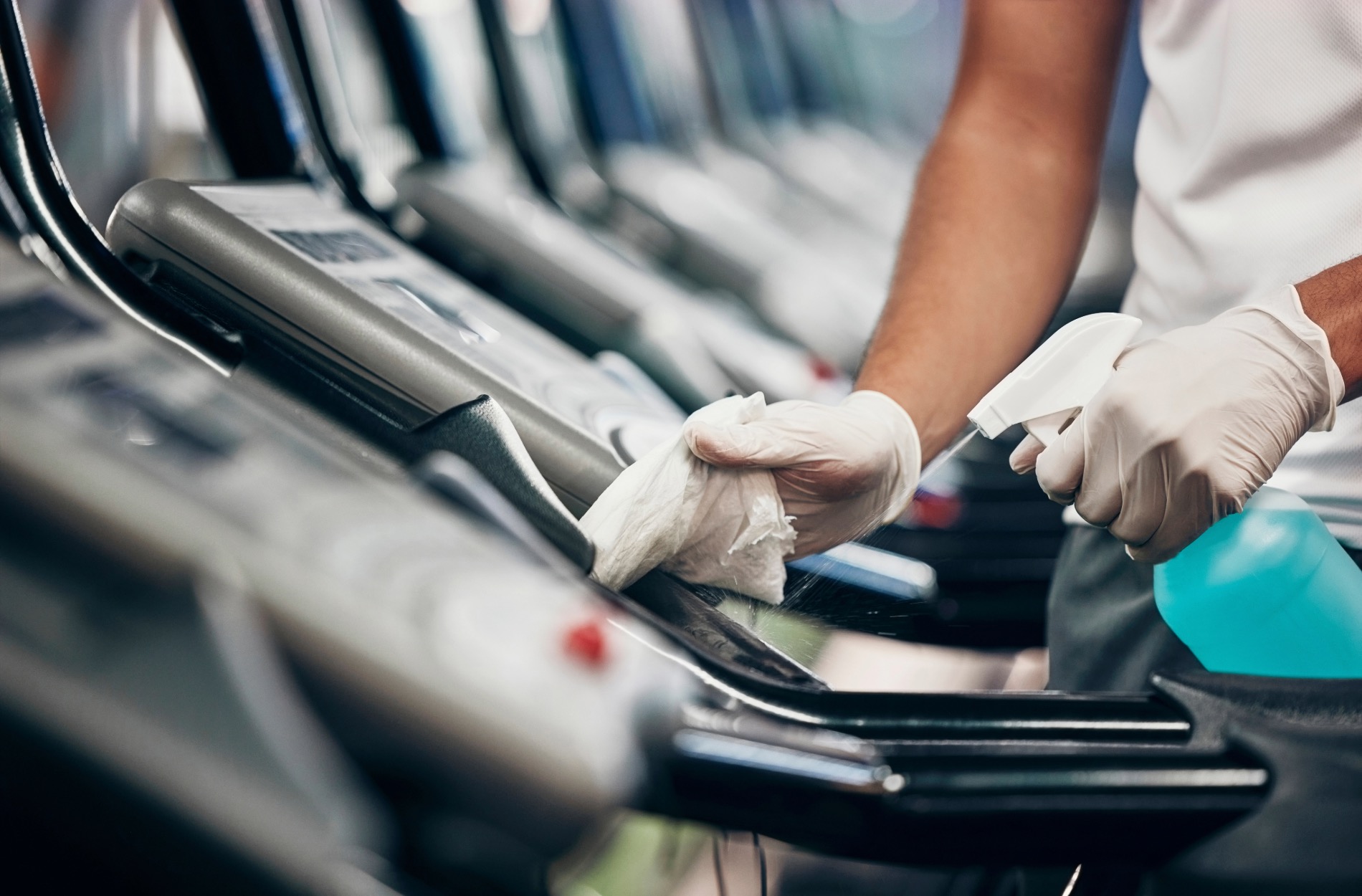 fitness center deep cleaning
