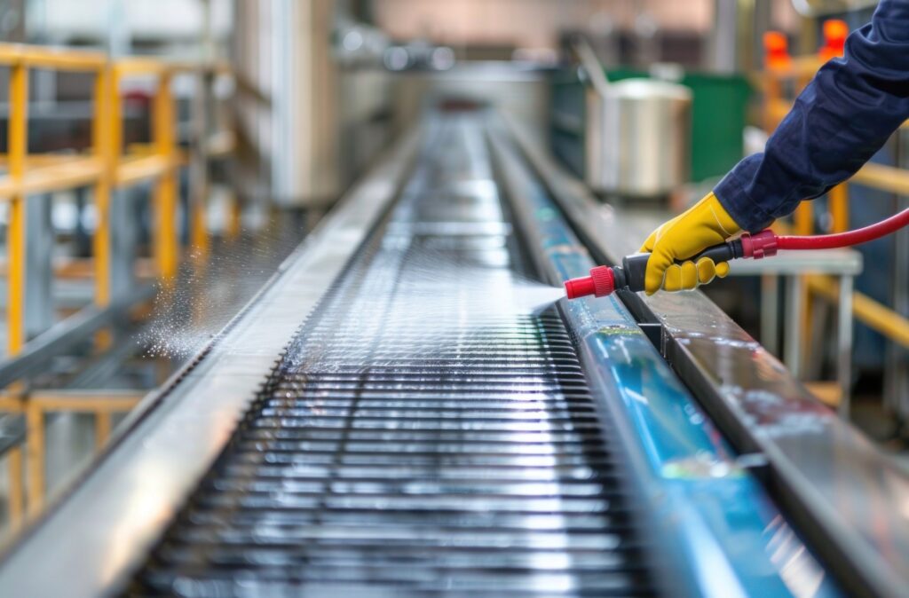 factory deep cleaning