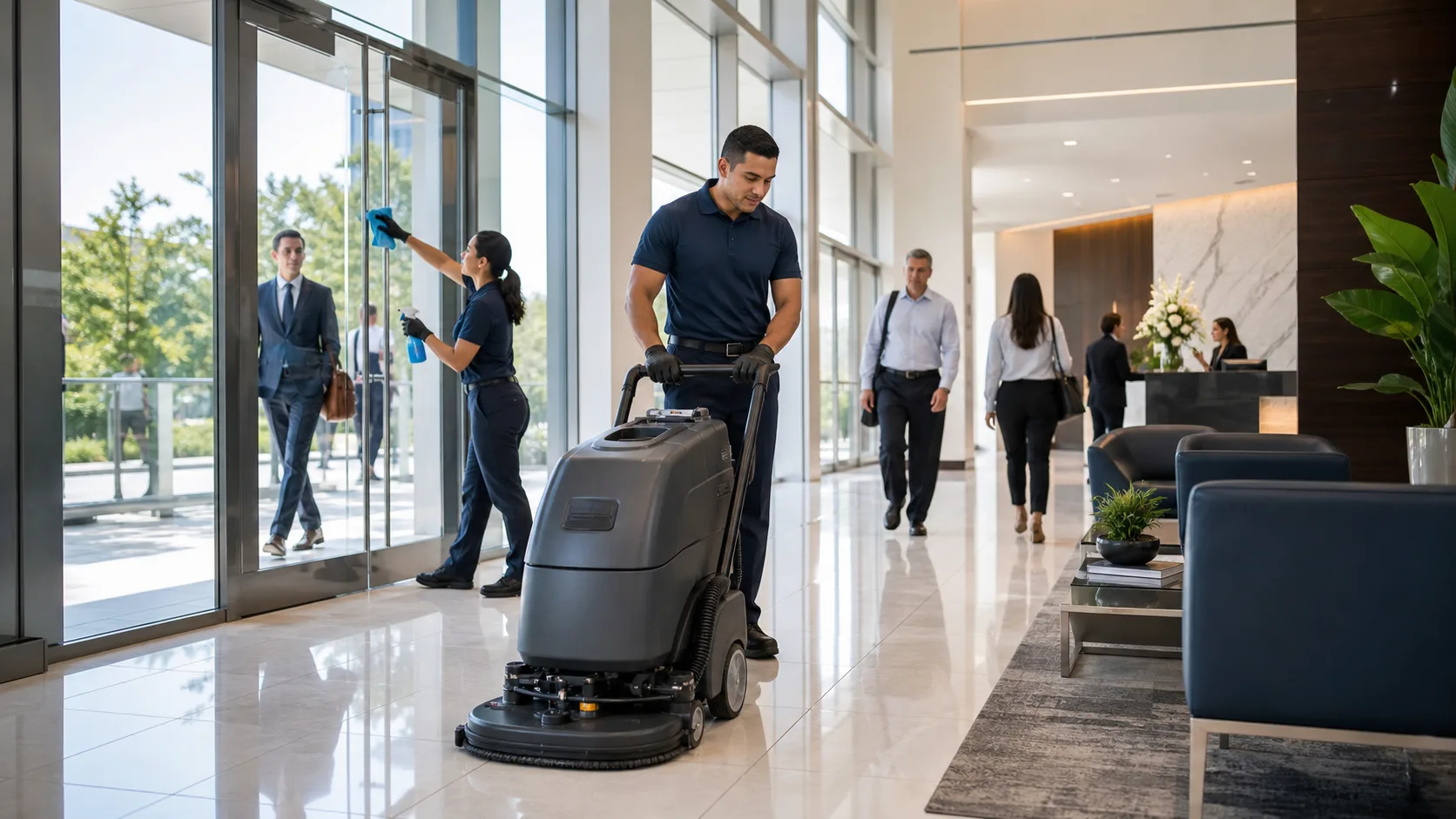 Efficient Cleaning Methods for High Traffic Areas in Sugar Land